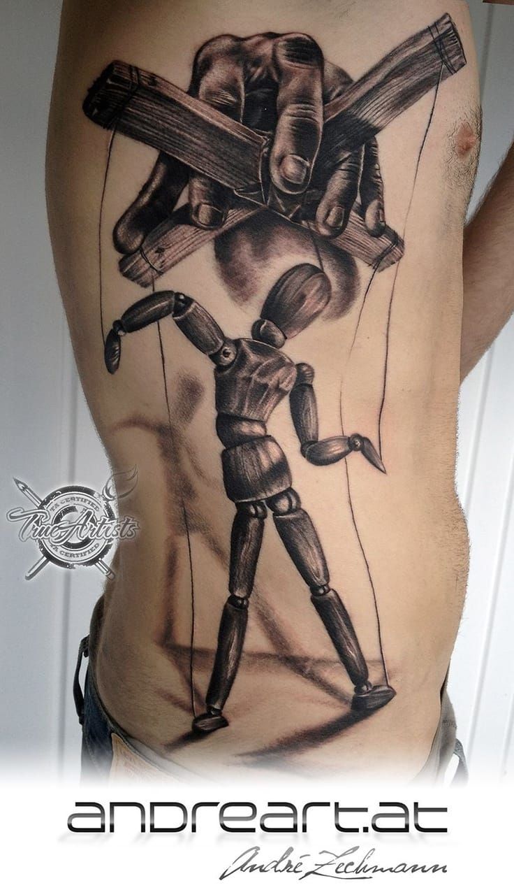 string puppet tattoo