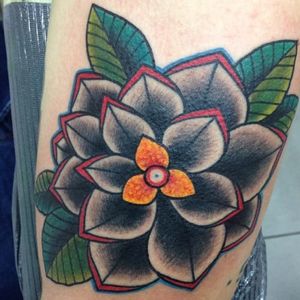 Traditional Flower Tattoo by Arianna Settembrino