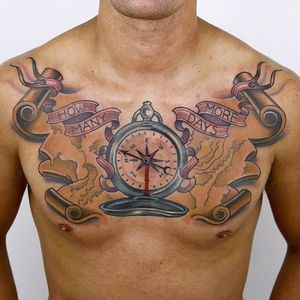 Compass Tattoo by Dan Pemble