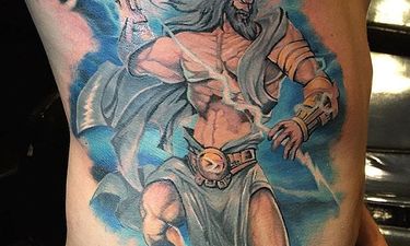 greek god zeus tattoo