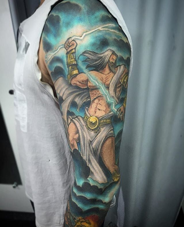This Guy Just Got An Epic Zeus Tattoo  Youll Never Believe What Happened  Next  YouTube