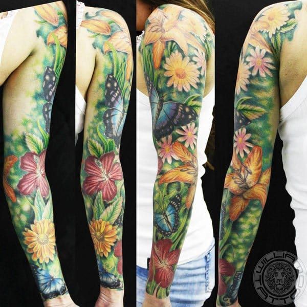 DC Ink Studio  Working on this nature theme sleeve  Facebook