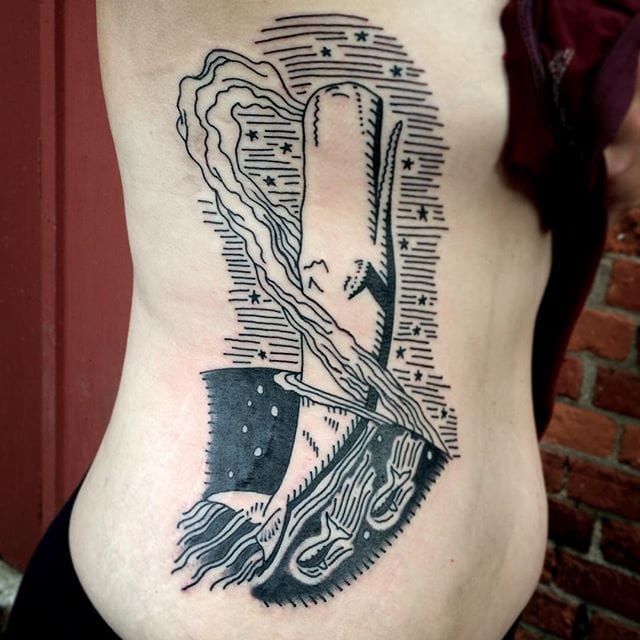 Freehand Moby Dick for Mike from Philly Thank you so