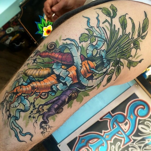 8 Awesome Carrot Tattoos • Tattoodo