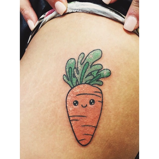 8 Awesome Carrot Tattoos • Tattoodo