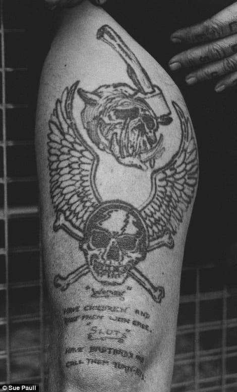 Photographer Captured Tattoos Of Australia's Most Violent Criminals! • Tattoodo Photographer Captured Tattoos Of Australia's Most Violent Criminals! • Tattoodo