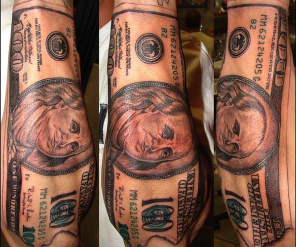 15 Money Tattoo Designs to Show Your Love for Prosperity  Money tattoo  Tattoos Tattoos for guys