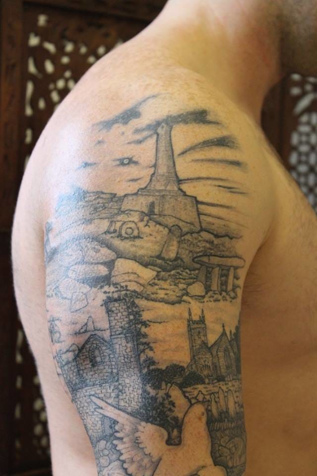 Man Gets Epic Tattoo Sleeve Dedicated To Cornwall's Beauty • Tattoodo
