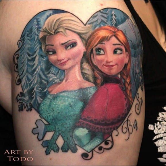 8 Cool Elsa Tattoo Designs