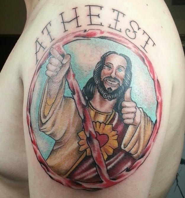 buddy christ tattoo