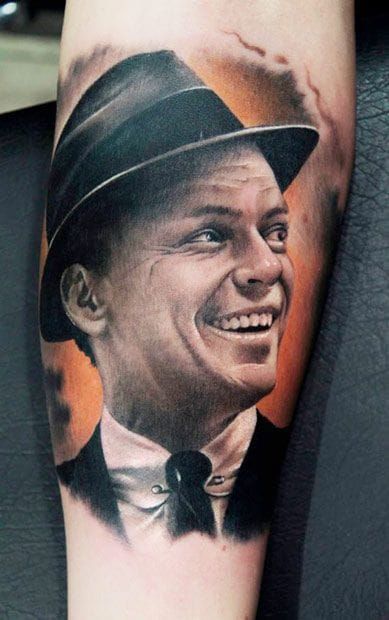 15 Swinging Frank Sinatra Tattoos  Tattoodo