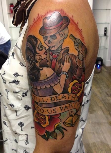 12 Sweet & Lasting Til Death Do Us Part Tattoos • Tattoodo