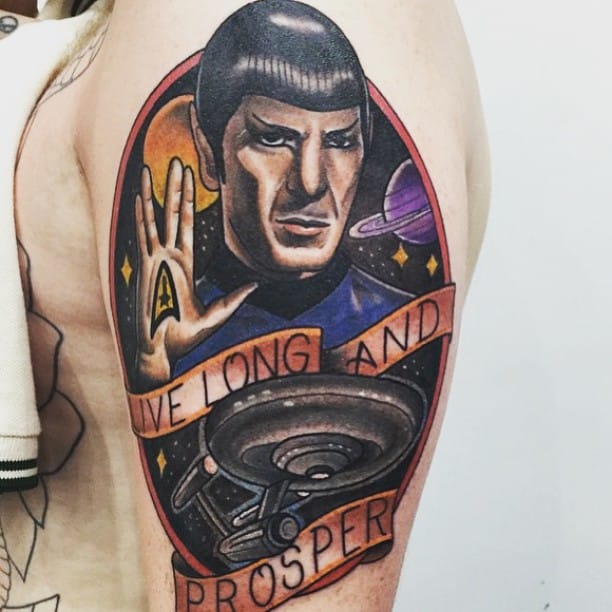 Live Long And Prosper With These Awesome Star Trek Tattoos! • Tattoodo