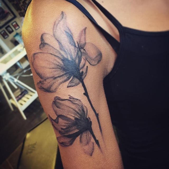 Mari Ink Tattoos  Xray orchid and lavender  Facebook
