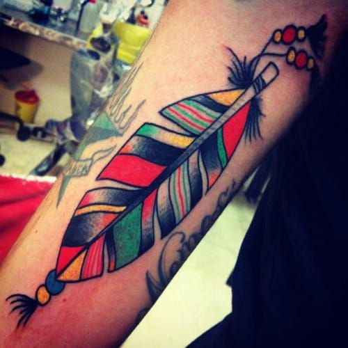 20 Whimsical Feather Tattoos  CafeMomcom