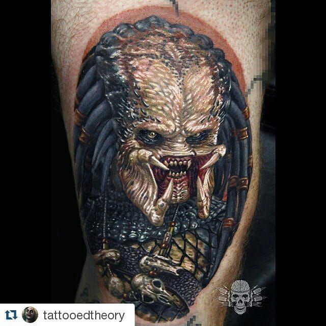 Predator Tattoo by chibilombax on DeviantArt