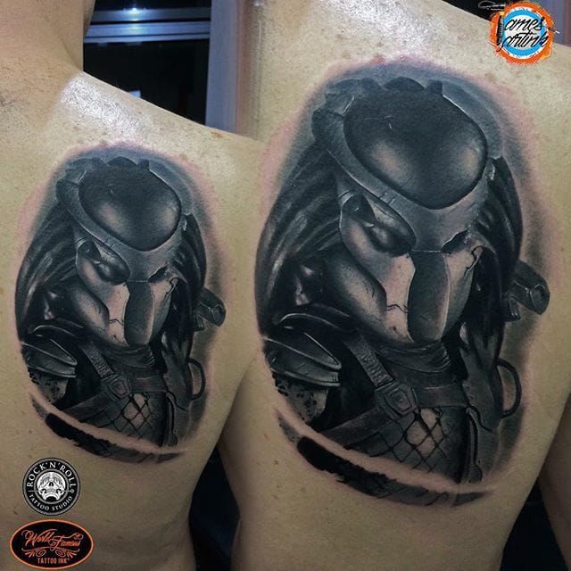 The Predator Tattoo by Marvin Silva TattooNOW