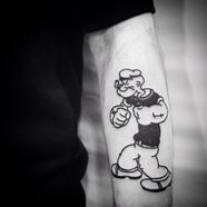 Badass Popeye Tattoo