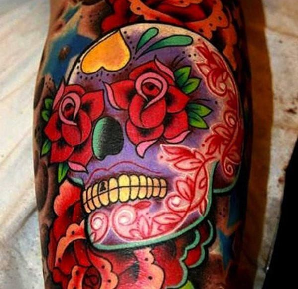 Couple tattoo sugar skull  Feel Ink Art Tattoo  Facebook
