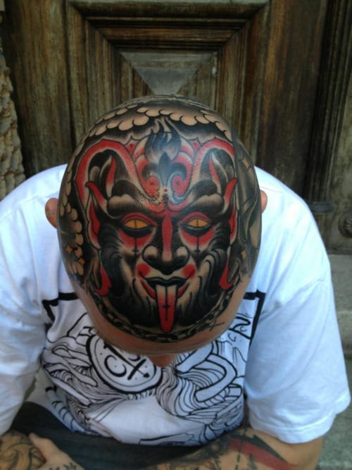 Demon Tattoo by Adrian Edek