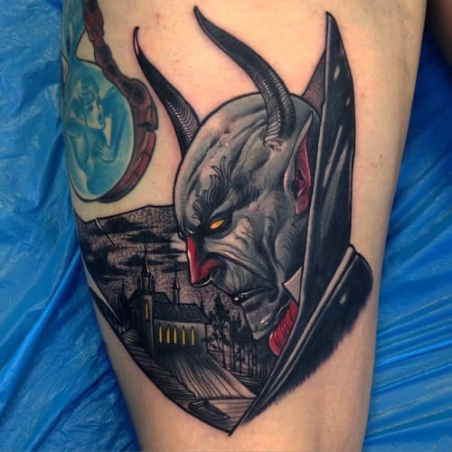 Demon Tattoo by Andrzej Lipczyński