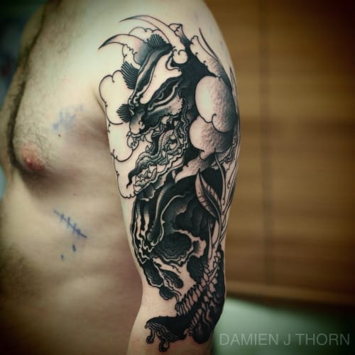 Demon Tattoo by Damien J Thorn