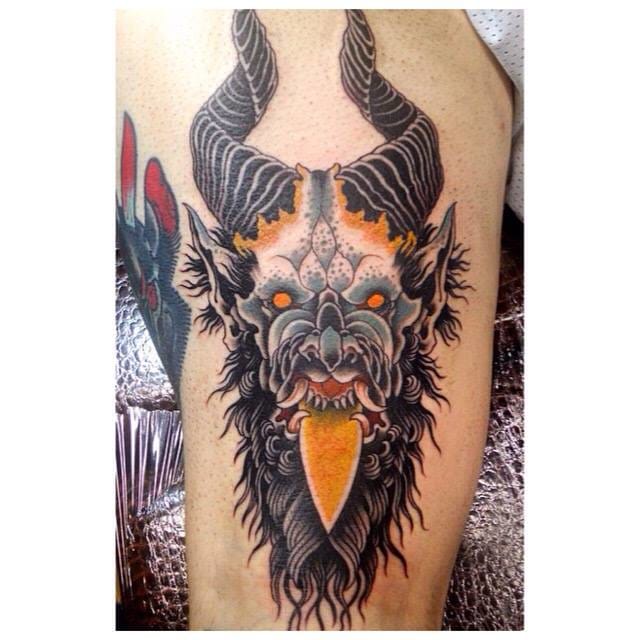 Demon Tattoo by Derek Noble