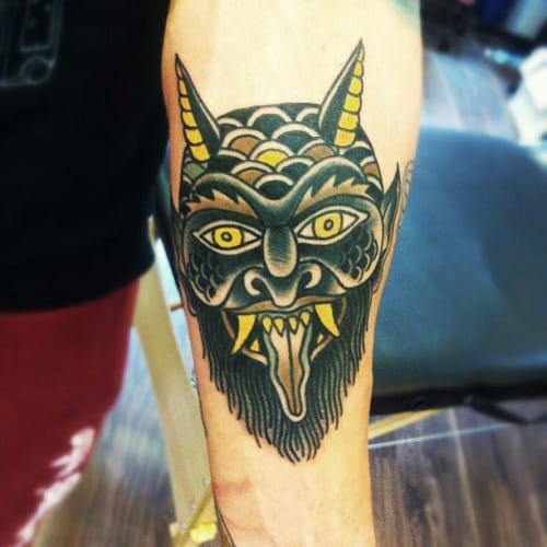 Demon Tattoo by Matt Cooley