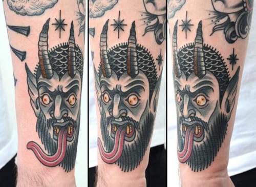 Demon Tattoo by Philip Yarnell