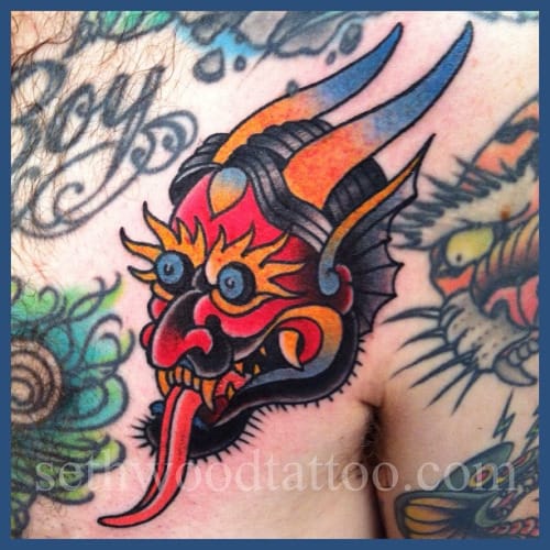 Demon Tattoo by Seth Wood
