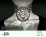 Three Eyed Cat Tattoo by Daniel Meyer