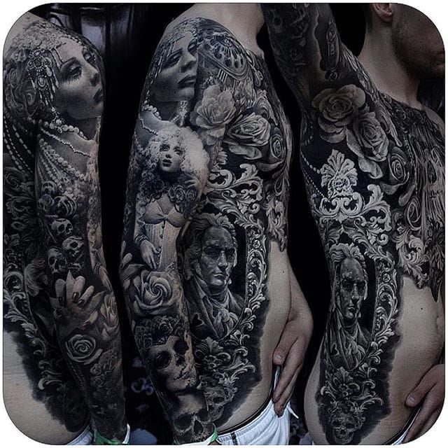 40 Best Sleeve Tattoo Ideas for Men That Youll Love  Fashionterest