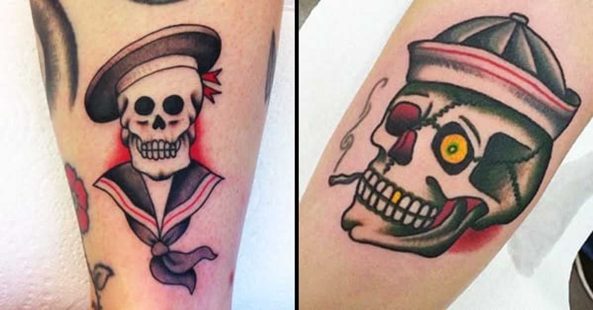 Rockabilly Nautical Death Tattoo Punk Sailor Jerry Top Hat Skull Cufflinks Rockabilly Nautical Death Tattoo Punk Sailor Jerry Top Hat Skull Cufflinks