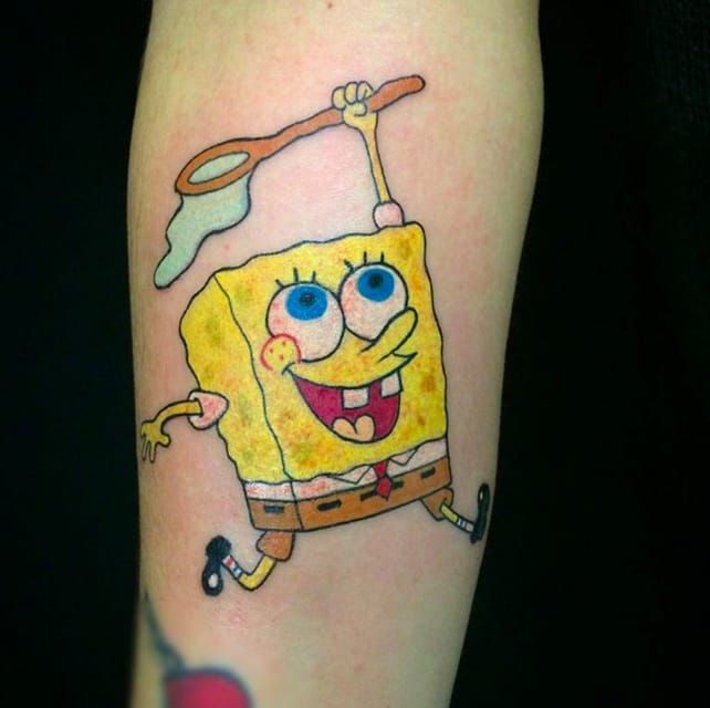 55 SpongeBob Tattoos For SpongeBob SquarePants Fans  Tattoo Me Now