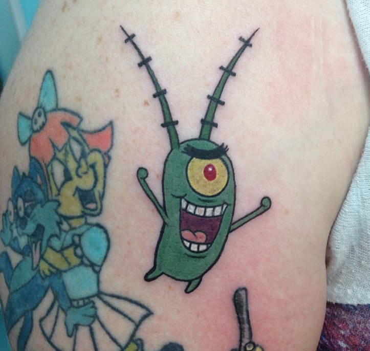 Aye Aye Captain! 13 Nautical Nonsense Spongebob Tattoos • Tattoodo