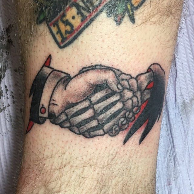 60 Handshake Tattoo Designs For Men  Symbolic Ink Ideas  Hand tattoos Hand  tattoos for women Tattoos for guys