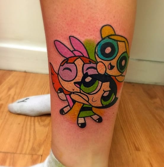Hugs! Tattoo by Matt Daniels, UK.