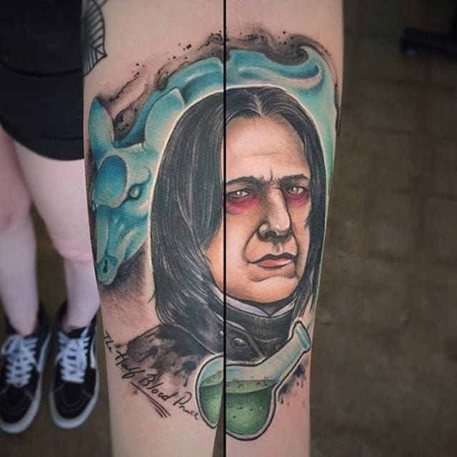 Severus Snape tattoo by Bolo Art Tattoo  Post 20512