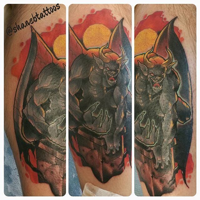 10 Dramatic Gargoyle Tattoos  Tattoodo
