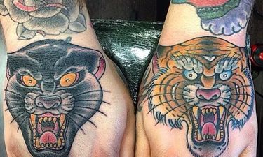 11 Epic Panther Tiger Tattoos • Tattoodo