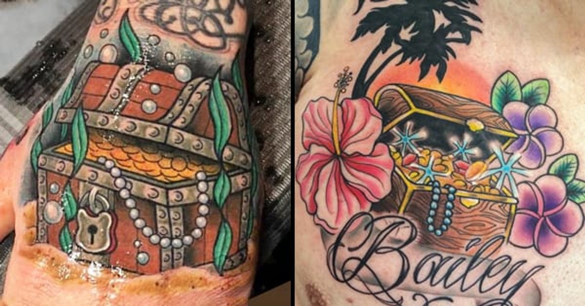Embrace Your Inner Pirate With These 15 Treasure Chest Tattoos! 