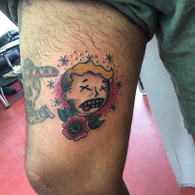 15 Cool Vault Boy Tattoos For All Fallout Fans  Tattoodo