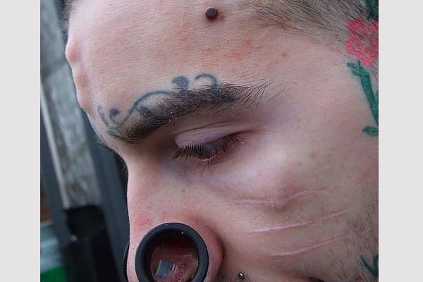 Man who got bantz tattooed on his face says its a good conversation  starter  Mirror Online