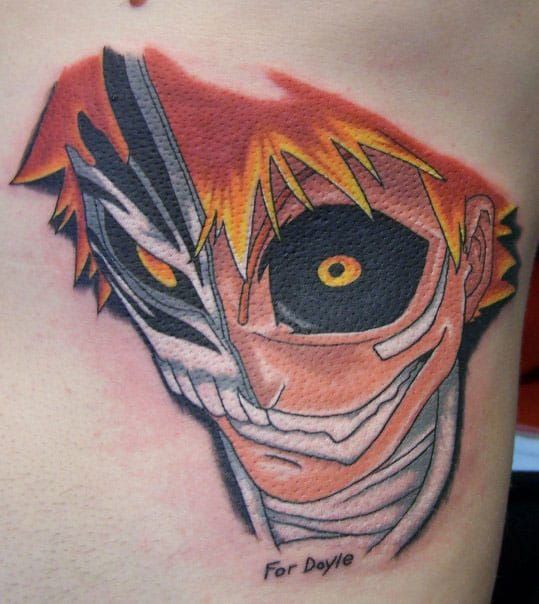 Epic Gamer Ink on Instagram Ichigo tattoo done by jaraujoo To submit  your work use the tag epicgamerink And dont forg  Bleach tattoo Anime  tattoos Tattoos