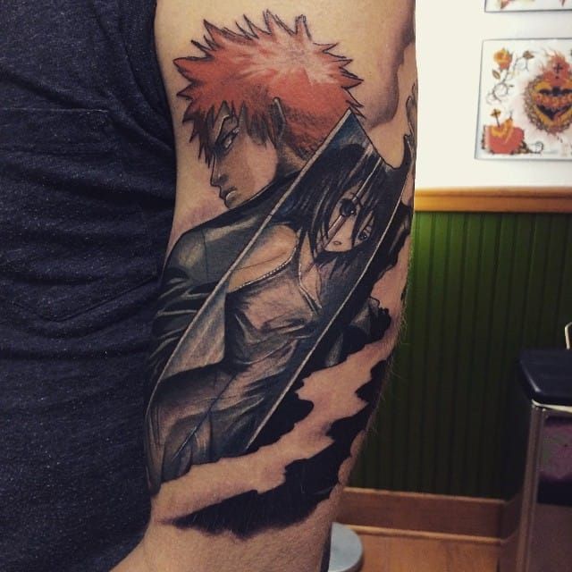 Just done my first tattoo Ive always loved Ikkakus bankai form so it had  to be that one  rbleach