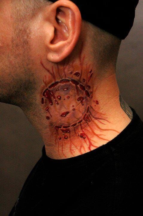 vampire bite tattoo  Jonathan Roach  Flickr