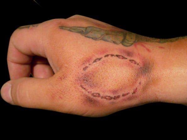 8 Bloody Gruesome Zombie Bite Tattoos  Tattoodo