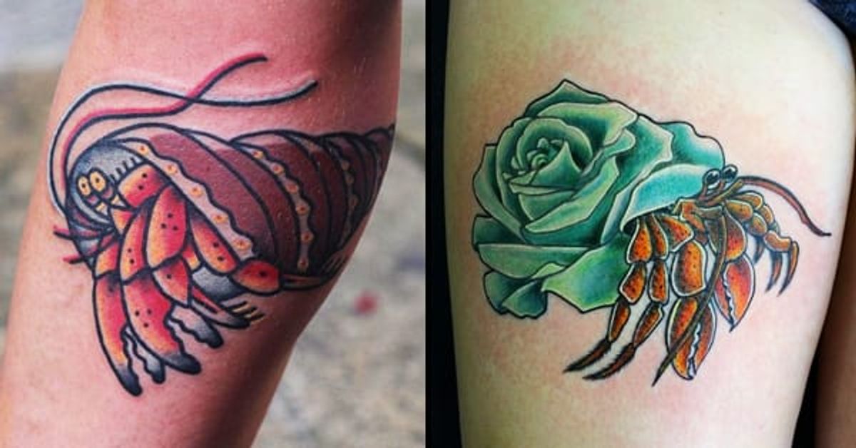10 Fascinating Hermit Crab Tattoos • Tattoodo