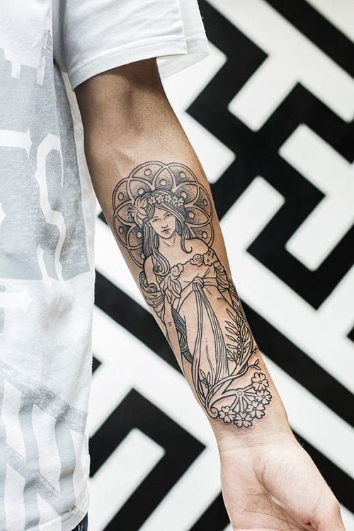 Love the linework art of Cisco at LTW.
