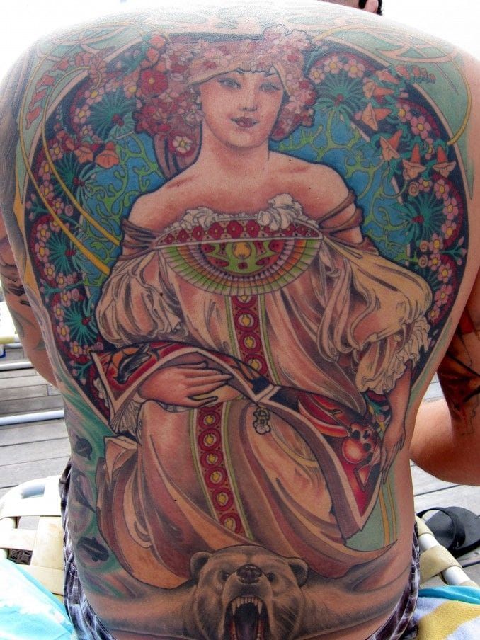 Backpiece by Chris Blinston.